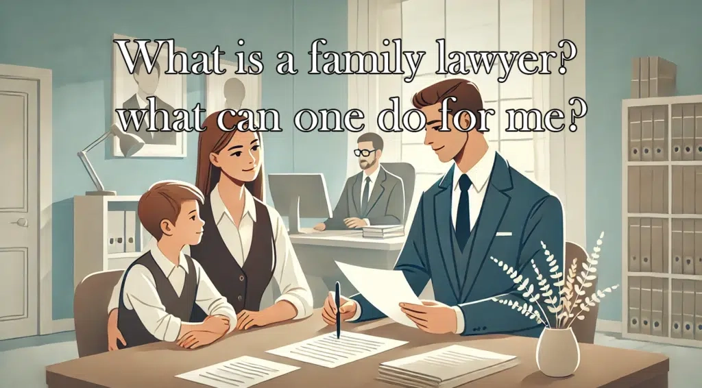 What can a Family Lawyer do for me?