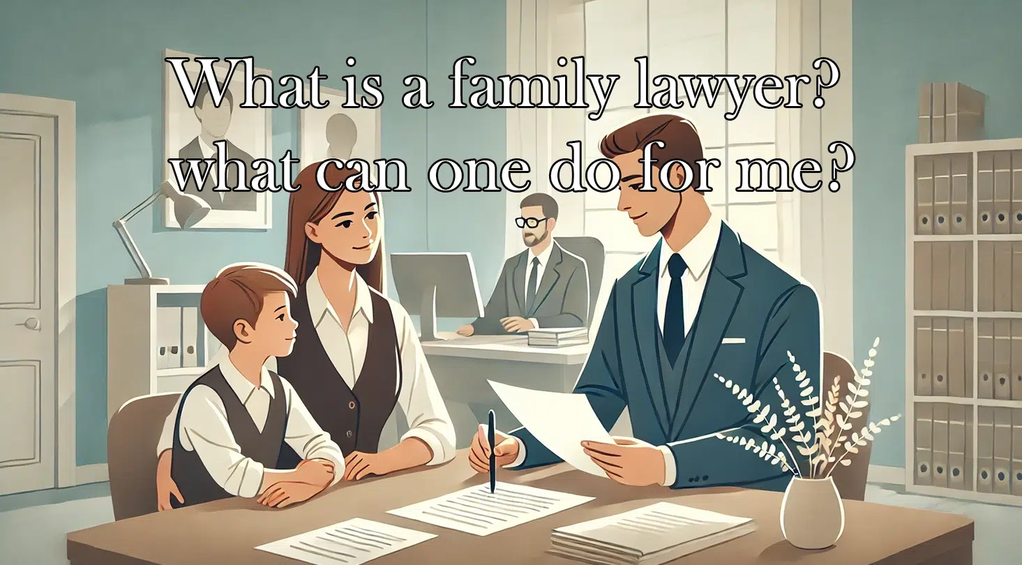 What can a Family Lawyer do for me?